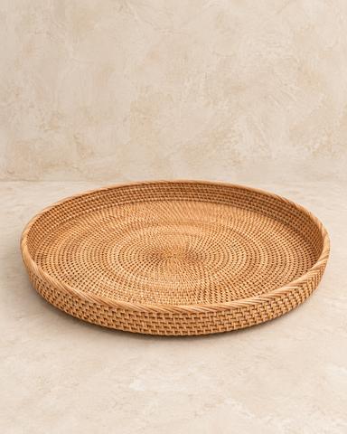 Rotan dienblad 50 cm naturel