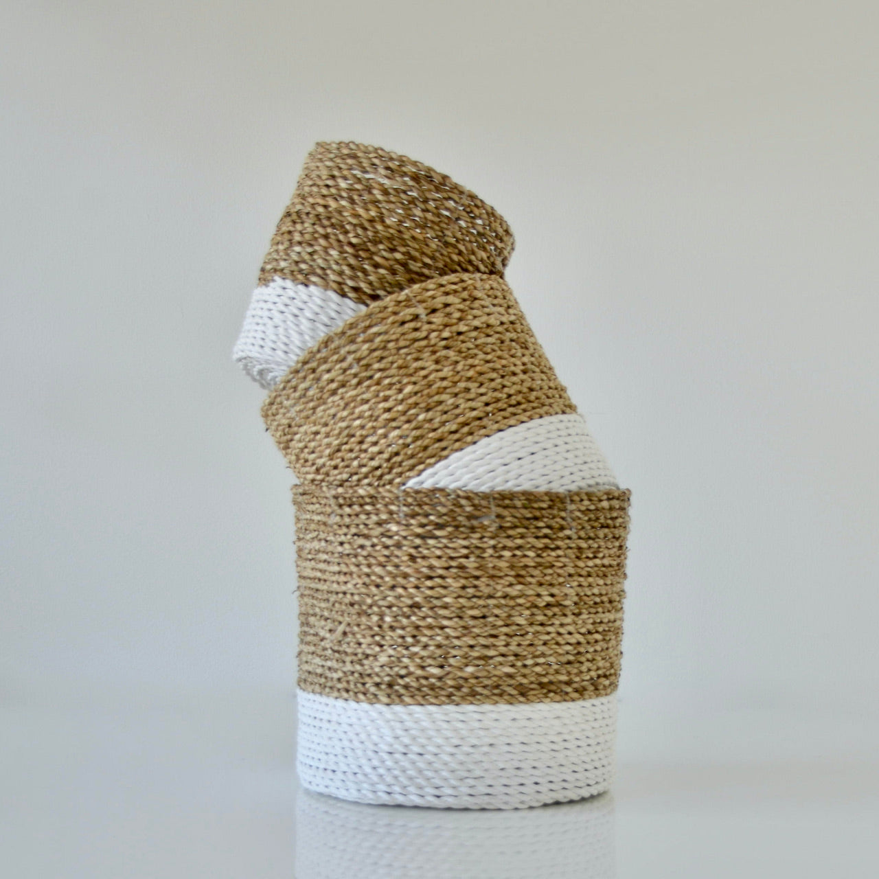 Bumi 2 kleuren mandjes (set van 3)