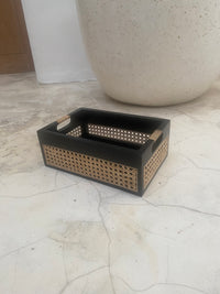 Webbing opbergdoos zwart