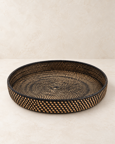 Rotan dienblad 50 cm mix