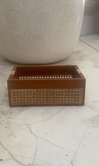 Webbing opbergdoos bruin