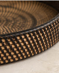 Rotan dienblad 50 cm mix