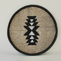 Beaded wall deco Black