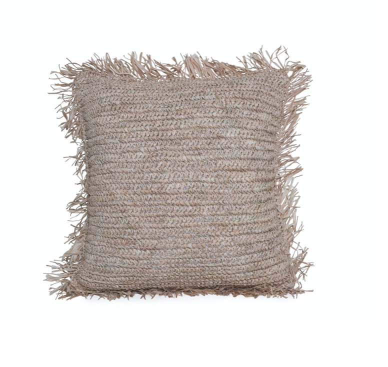 Raffia cushion cover 50 x 50 cm