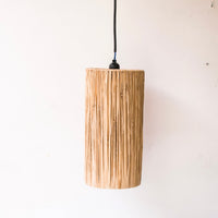 Raffia tube lamp medium